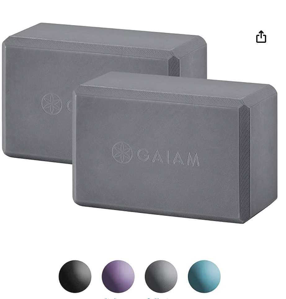 Foam yoga block set